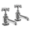 Burlington - Stafford Bath Pillar Taps -Roc Bathroom Furni Store burlingtonstaffordbathpillartapssta13l