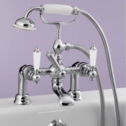 Silverdale Berkeley Bath Shower Mixer Taps Chrome