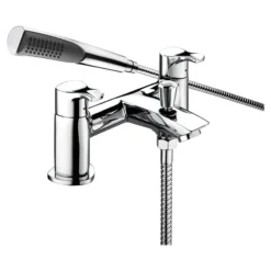 Bristan Capri Contemporary Pillar Bath Shower Mixer - Chrome