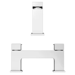 Cast Modern Bathroom Tap Package (Bath + Basin Tap)