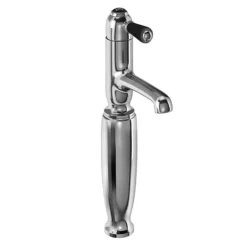 Burlington Chelsea Black Straight Tall Basin Mixer