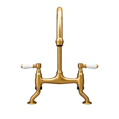 Chatsworth Antique Gold Traditional Bridge Lever Kitchen Sink Mixer -Roc Bathroom Furni Store chtktagd1