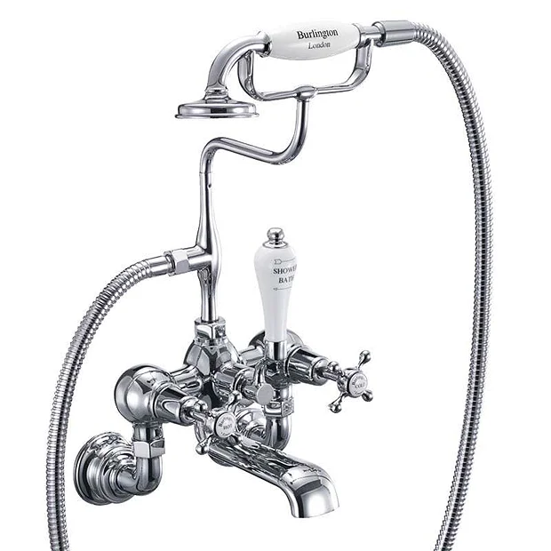 Burlington Claremont Wall Mounted Bath/Shower Mixer 4 Burlington Claremont Wall Mounted Bath/Shower Mixer - Image 2