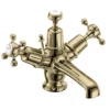 Burlington Gold Claremont Basin Mixer With Pop-up Waste 2 Burlington Gold Claremont Basin Mixer With Pop-up Waste -Roc Bathroom Furni Store cl4qtgold l