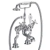 Burlington Claremont Regent - Angled Deck Mounted Bath/Shower Mixer -Roc Bathroom Furni Store clr19nl