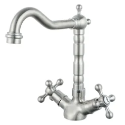 Britannia Classic Mono Sink Mixer - Brushed Nickel 10 Britannia Classic Mono Sink Mixer - Brushed Nickel -Roc Bathroom Furni Store clsm3 d1