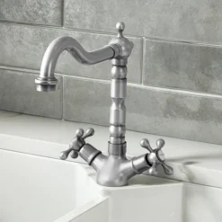 Britannia Classic Mono Sink Mixer - Brushed Nickel 9 Britannia Classic Mono Sink Mixer - Brushed Nickel -Roc Bathroom Furni Store clsm3 n l