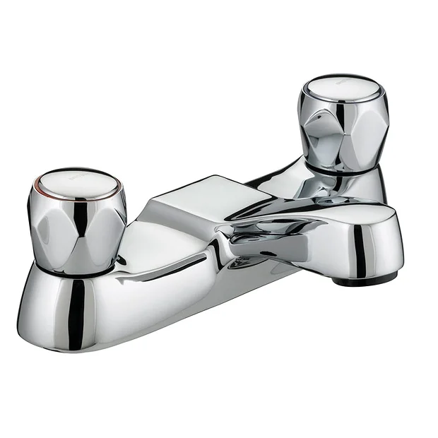 Bristan - Club Bath Filler - Chrome With Metal Heads 3 Bristan - Club Bath Filler - Chrome With Metal Heads