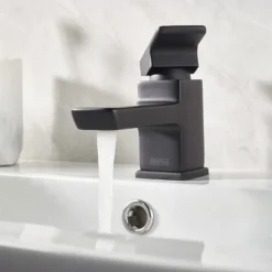 Bristan Cobalt Black Mono Basin Mixer With Clicker Waste 12 Bristan Cobalt Black Mono Basin Mixer With Clicker Waste -Roc Bathroom Furni Store cobbasblk d3