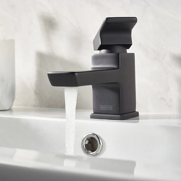 Bristan Cobalt Black Mono Basin Mixer With Clicker Waste 7 Bristan Cobalt Black Mono Basin Mixer With Clicker Waste - Image 5