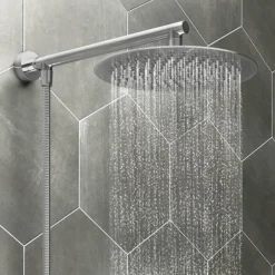Cruze Bath Taps With Shower Inc Overhead Rainfall Shower Head 7 Cruze Bath Taps With Shower Inc Overhead Rainfall Shower Head -Roc Bathroom Furni Store cr4oh d1