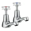 Bristan - Design Utility Crosshead Basin Taps - Chrome -Roc Bathroom Furni Store crosshead basin l