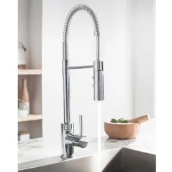 Crosswater Cook Side Lever Kitchen Mixer With Flexi Spray -Roc Bathroom Furni Store crosswatercooksideleverkitchenmixerwithflexisprayco717dcd1