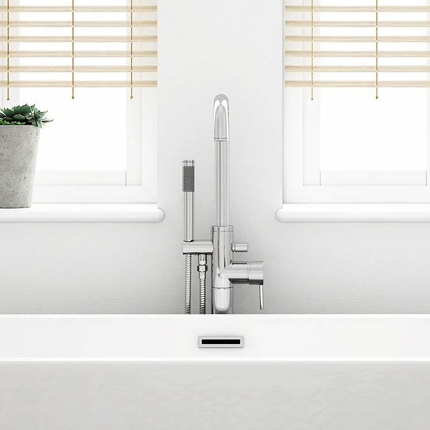 Cruze Freestanding Bath Tap With Shower Mixer 6 Cruze Freestanding Bath Tap With Shower Mixer - Image 4