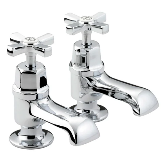 Bristan Art Deco Traditional Bath Taps - Chrome 3 Bristan Art Deco Traditional Bath Taps - Chrome