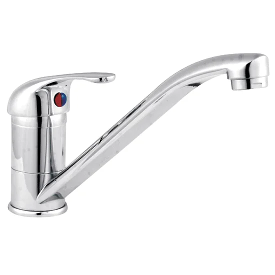Contemporary Kitchen Tap With Swivel Spout - Chrome 3 Contemporary Kitchen Tap With Swivel Spout - Chrome