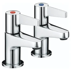 Bristan - Design Utility Lever Basin Taps - Chrome