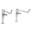Franke F1074 Lever Operated Pillar Taps -Roc Bathroom Furni Store f1074 l