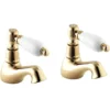 Deva Georgian Basin Taps - Gold -Roc Bathroom Furni Store ge01501l