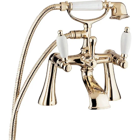 Deva Georgian Bath Shower Mixer - Gold 3 Deva Georgian Bath Shower Mixer - Gold