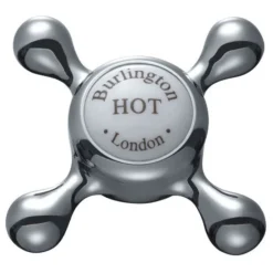 Burlington Claremont Angled Bath Shower Mixer With Slide Rail & Soap Basket