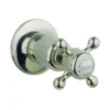 Crosswater - Belgravia Crosshead Cloakroom Basin Taps - Nickel -Roc Bathroom Furni Store hg110dpn d2n