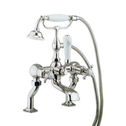 Crosswater - Belgravia Crosshead Floor Mounted Freestanding Bath Shower Mixer - Nickel 7 Crosswater - Belgravia Crosshead Floor Mounted Freestanding Bath Shower Mixer - Nickel -Roc Bathroom Furni Store hg422dn lnn