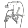 Hudson Reed Topaz Lever Wall Mounted Bath Shower Mixer + Shower Kit -Roc Bathroom Furni Store hudsonreedtopazleverwallmountedbathshowermixerl