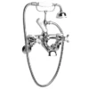 Hudson Reed Topaz Wall Mounted Bath Shower Mixer With Shower Kit - Chrome -Roc Bathroom Furni Store hudsonreedtopazwallmountedbathshowermixerwithshowerkitchromebc304large