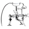 Traditional 3/4" Cranked Bath Shower Mixer - Chrome -Roc Bathroom Furni Store ij329l