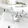 Traditional Mono Basin Mixer Tap Inc Pop-Up Waste - Chrome -Roc Bathroom Furni Store ij345detail1