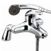 Bristan Java Contemporary Pillar Bath Shower Mixer - Chrome -Roc Bathroom Furni Store jpbsmc l