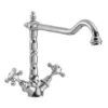 Nuie Traditional French Classic Sink Mixer - Chrome -Roc Bathroom Furni Store kb305 l