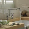 Bristan - Colonial Bridge Kitchen Sink Mixer - Chrome -Roc Bathroom Furni Store kbrsnkc d1