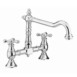 Bristan - Colonial Bridge Kitchen Sink Mixer - Chrome 5 Bristan - Colonial Bridge Kitchen Sink Mixer - Chrome -Roc Bathroom Furni Store kbrsnkc l
