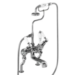 Burlington Kensington - Angled Deck Mounted Bath/Shower Mixer -Roc Bathroom Furni Store ke19d1