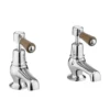 Burlington Kensington Walnut Basin Taps 3" -Roc Bathroom Furni Store ke1qtwal l