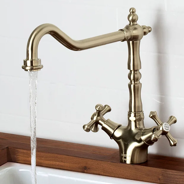 Bristan - Colonial Monobloc Kitchen Sink Mixer - Antique Bronze 3 Bristan - Colonial Monobloc Kitchen Sink Mixer - Antique Bronze