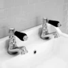 Lancaster Black Traditional Basin Taps -Roc Bathroom Furni Store lancasterblacktraditionalbasintapsd1