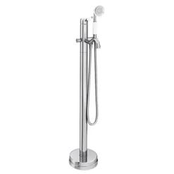 Lancaster Traditional Chrome Single Lever Freestanding Bath Shower Mixer -Roc Bathroom Furni Store lch8fs d1