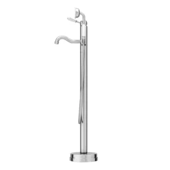 Lancaster Traditional Chrome Single Lever Freestanding Bath Shower Mixer -Roc Bathroom Furni Store lch8fs d4