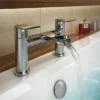 Luna Waterfall Tap Package (Bath + Basin Tap) 1 Luna Waterfall Tap Package (Bath + Basin Tap) -Roc Bathroom Furni Store lunpk d3