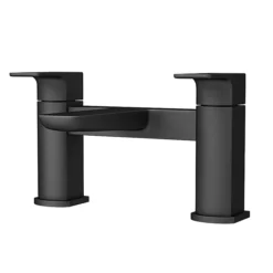 Mileto Matt Black Bath Filler Tap