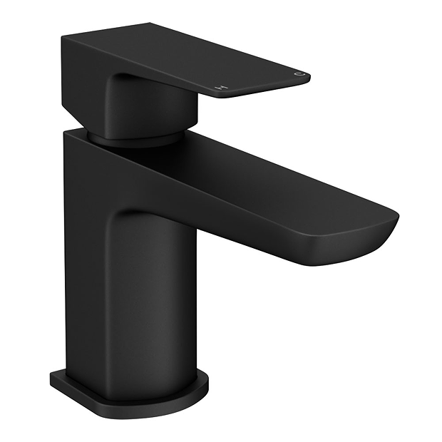 Mileto Matt Black Cloakroom Mini Basin Mixer Tap 4 Mileto Matt Black Cloakroom Mini Basin Mixer Tap - Image 2