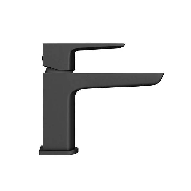 Mileto Matt Black Cloakroom Mini Basin Mixer Tap 6 Mileto Matt Black Cloakroom Mini Basin Mixer Tap - Image 4