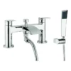 Crosswater - Flow Dual Lever Bath Shower Mixer With Kit 1 Crosswater - Flow Dual Lever Bath Shower Mixer With Kit -Roc Bathroom Furni Store mbfw422d l