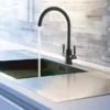 JTP Newbury Matt Black Dual Lever Kitchen Sink Mixer -Roc Bathroom Furni Store mbn182 d2