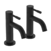Bristan Mila Black Basin Taps -Roc Bathroom Furni Store mi12blk l