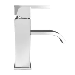 Milan Modern Mono Basin Mixer Tap - Chrome -Roc Bathroom Furni Store mil001detail1