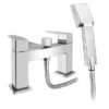 Monza Curved Modern Bath Shower Mixer Tap + Shower Kit